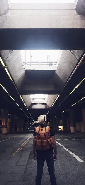 Cool Guy In Grand Lower Los Angeles Wallpaper