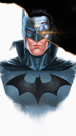 Cool Half Batman Half Joker Iphone Wallpaper