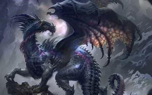 Cool Hd Dragon Art Wallpaper
