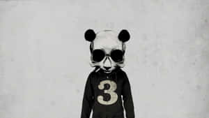 Cool Instagram Panda Skull Head Wallpaper