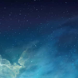 Cool Ipad Pro Blue Starry Night Sky Wallpaper