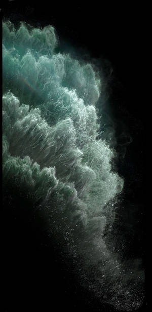 Cool Iphone 11 Blue Aesthetic Splashing Water Wallpaper