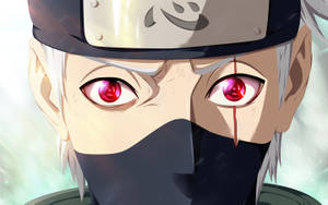 Cool Kakashi Red Eyes Wallpaper