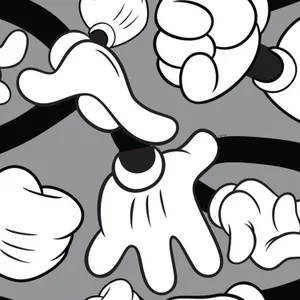 Cool Mickey Mouse Against Blue Starry Night Sky Wallpaper