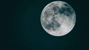 Cool Moon At Side Wallpaper