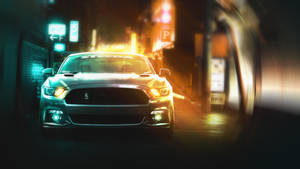 Cool Mustang Neon Signs Wallpaper