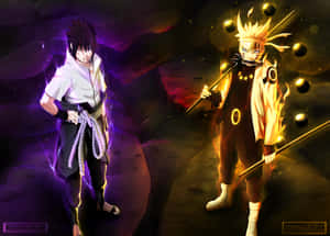 Cool Naruto Desktop With Sage Sasuke Wallpaper