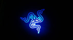 Cool Neon Blue Snakes Wallpaper