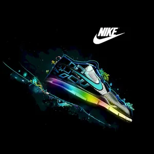 Cool Neon Nike Shoes Wallpaper