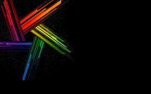 Cool Neon Pentagon Wallpaper