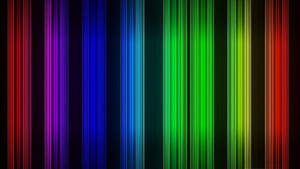 Cool Neon Rainbow Vertical Lines Wallpaper