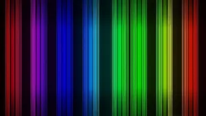 Cool Neon Rainbow Vertical Lines Wallpaper
