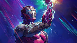 Cool Picture Cartoon Iron Man Wallpaper