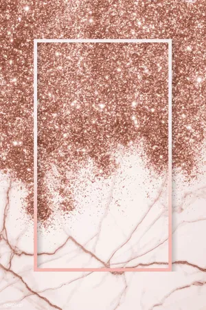 Cool Pink Rose Gold Glitter Wallpaper