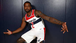 Cool Pose Of John Wall Wallpaper