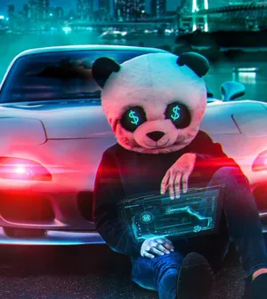 Cool Profile Pictures Panda Car Wallpaper