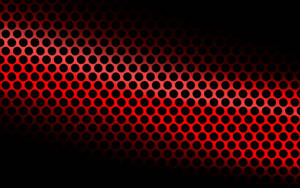 Cool Red Holed Steel Plate Wallpaper