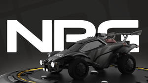 Cool Rocket League Black Nrg Esports Decal Wallpaper