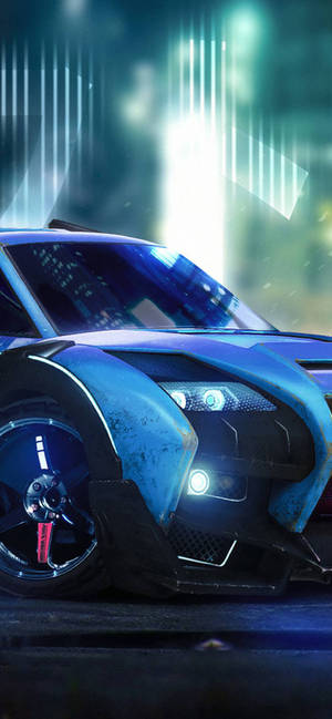 Cool Rocket League Blue Takumi Wallpaper