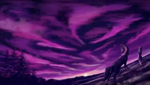 Cool Shades Of Purple Wallpaper