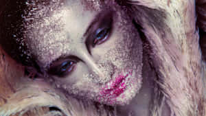 Cool Silver Makeup For Girls Wallpaper