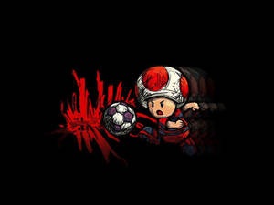 Cool Soccer Game Of Toad Wallpaper