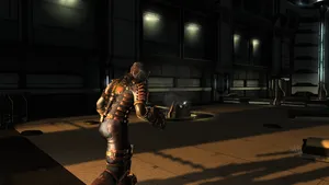 Cool Space Man With Weapon Wallpaper