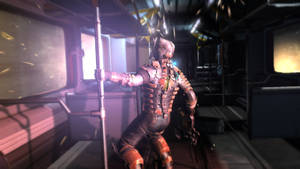 Cool Space Ship Crashing Wallpaper