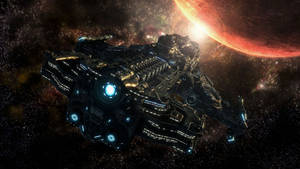 Cool Starcraft Battle Cruiser Wallpaper