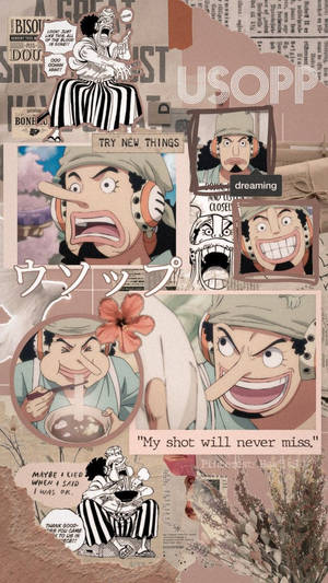 Cool Usopp One Piece Aesthetic Wallpaper