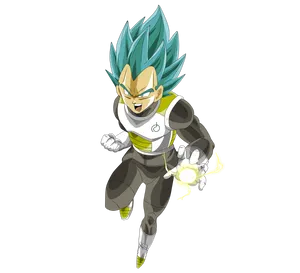 Cool Vegeta Green Wallpaper