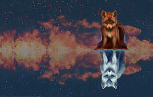 Cool Vulpix Reflection Wallpaper