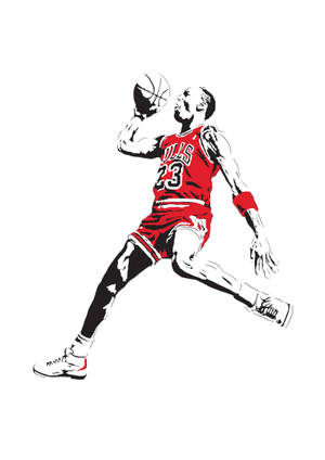 Cool White High Contrast Jordan Dunk Wallpaper