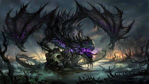 Coolest Dragon Of Death Draco Mortem Wallpaper