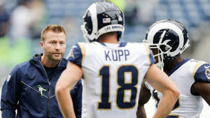 Cooper Kupp Sean Mcvay Los Angeles Rams Wallpaper