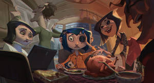 Coraline Comic Fanart Wallpaper