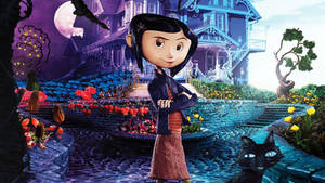 Coraline Stop Motion Movie Poster Wallpaper