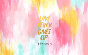 Corinthians 13 Bible Verse Laptop Wallpaper