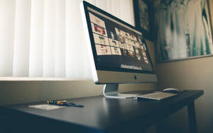 Corner Office Desk With Imac Wallpaper