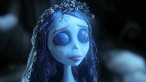 Corpse Bride Illuminated By Blue Light Wallpaper