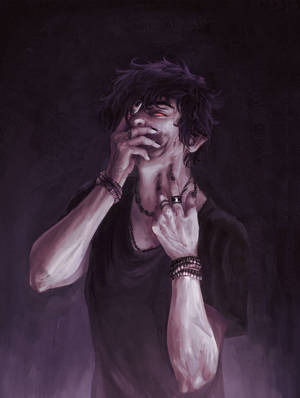 Corpse Husband Emo Art Wallpaper