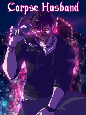 Corpse Husband Neon Pink Art Wallpaper