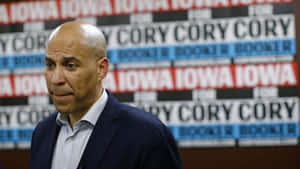 Cory Booker In Iowa Wallpaper