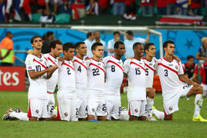 Costa Rica National Football Team Lineup Wallpaper