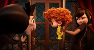 Count Dracula, Mavis, And Dennis In Hotel Transylvania 2 Wallpaper