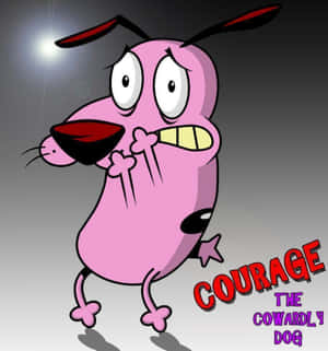 Courage The Cowardly Dog In All His Glory! Wallpaper
