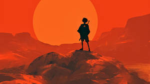 Courageous Samurai Bravely Fights Against Foolish Evil Wallpaper