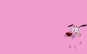 Cowardly Dog Finds His Courage Wallpaper