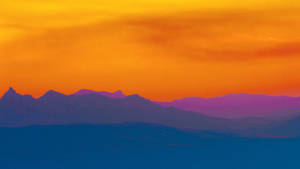 Cowee Mountain Slope Overlooking Wallpaper