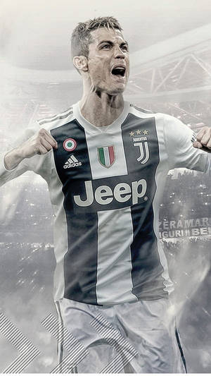 Cr7 Cool Rain Screen Wallpaper